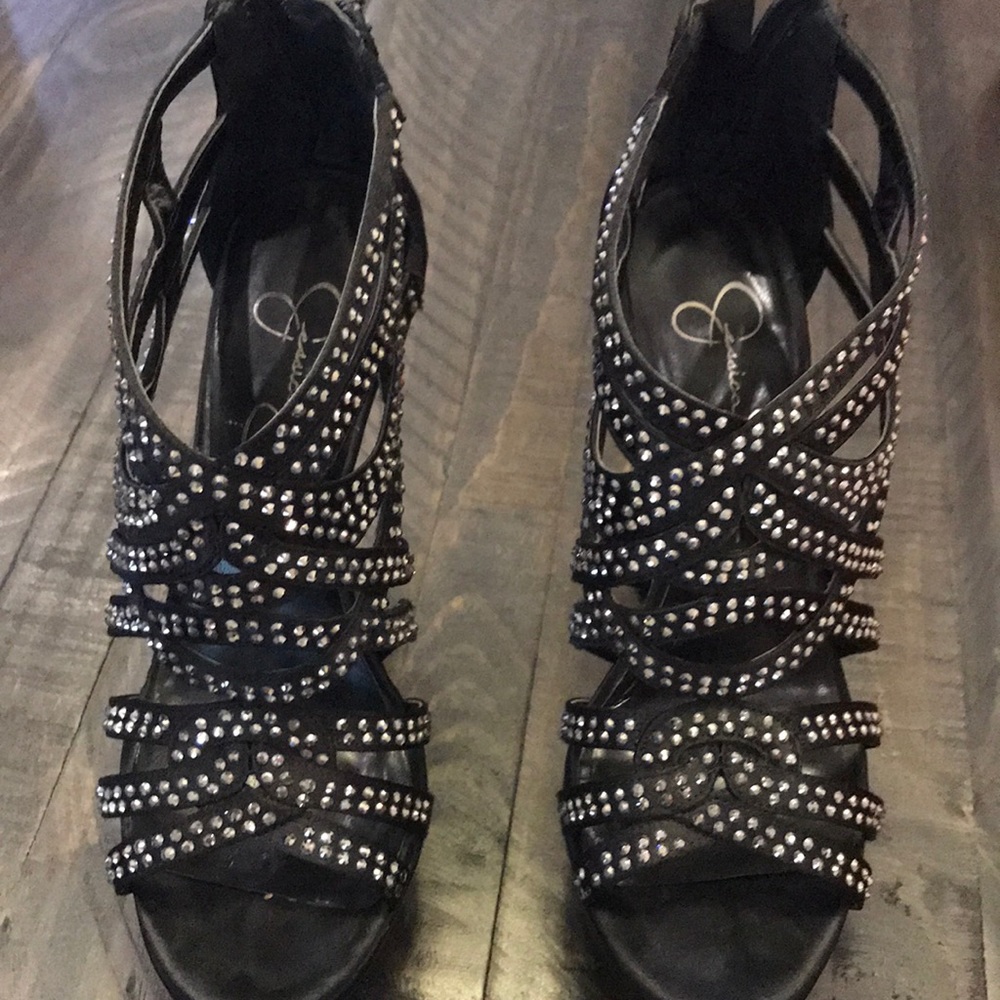 Jéssica Simpson high heels